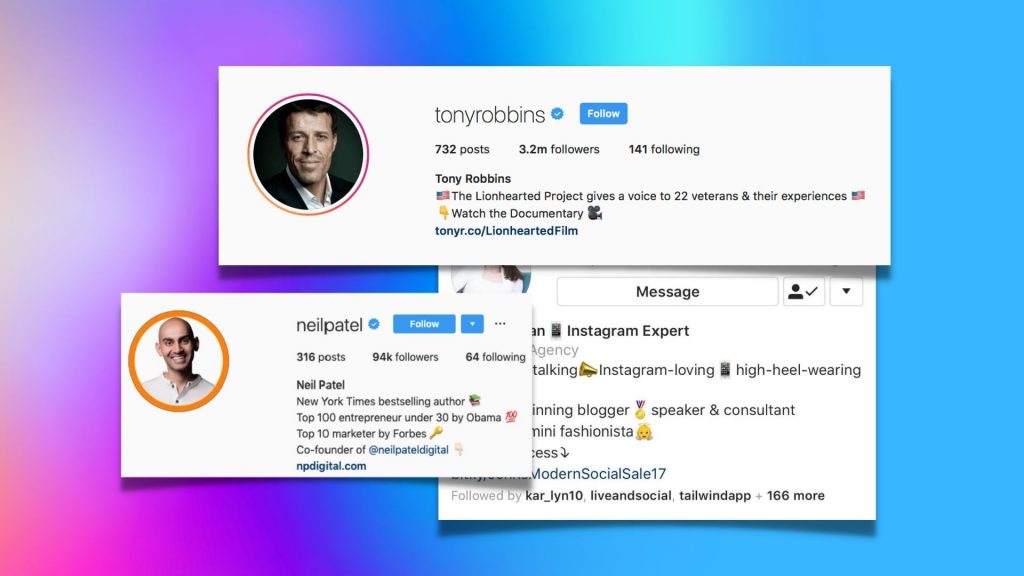 biografija za instagram